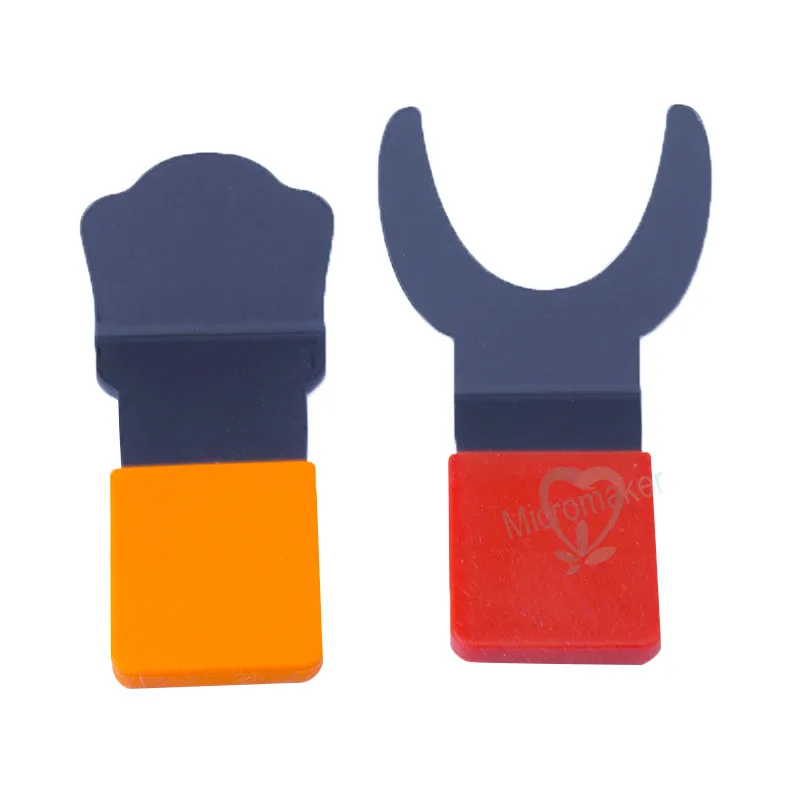 

Dental Tool 2Pcs Black Oral Photography Background Board Contraster Silicone