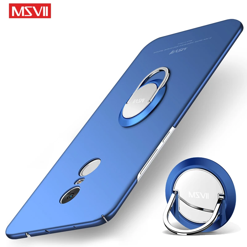 Чехол MSVII для Xiaomi Redmi Note 4X чехлы с кольцом на палец 4 тонкий матовый чехол 4x |