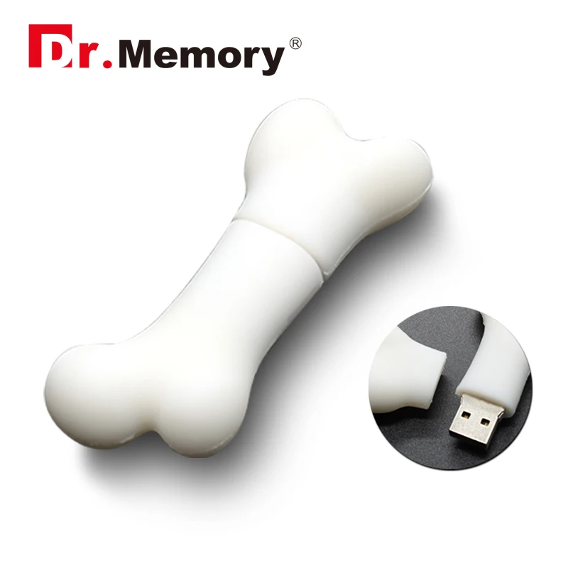 Дешевый Dr. Памяти Собака Кости USB Флеш накопители реального ёмкость Высокое скорость 32 Гб Флешка в форме героя мультика мини флешки, USB флеш карта 16 ...
