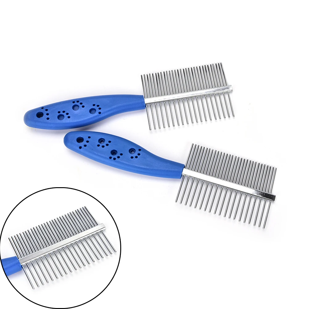 1 шт. расческа для собак и кошек из нержавеющей стали|pet grooming brush|grooming brushcomb pet |