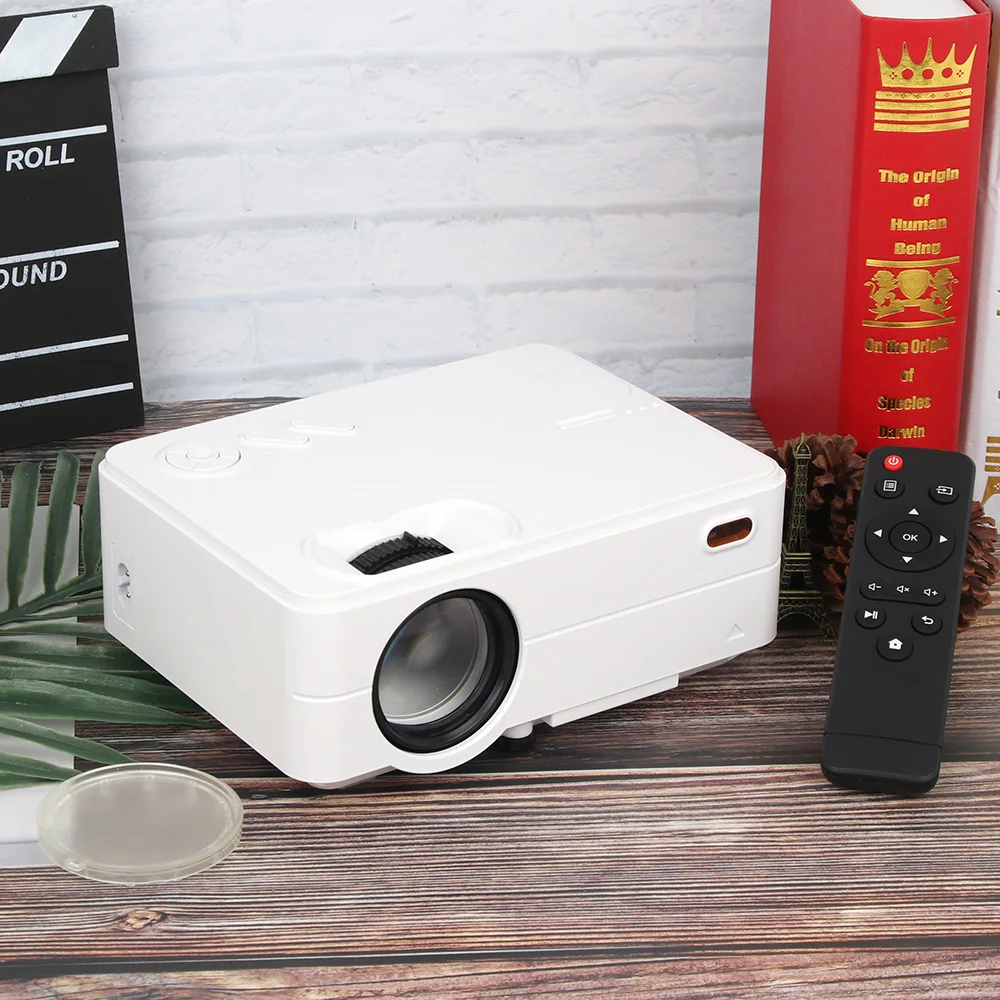 Rigal Mini Projector RD813 2000Lumen LED WiFi Android 6.0 Projector 3D Beamer Support HD 1080P Portable Home TV Theater Cinema