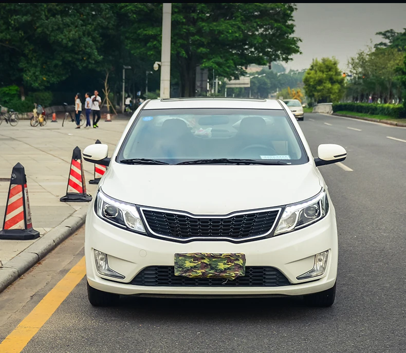 Автомобильный Стильный чехол на голову для Kia Rio головной светильник s 2011- светодиодный K2 головной светильник дневной ходовой светильник Биксеноновая линза ксеноновая лампа ближнего света