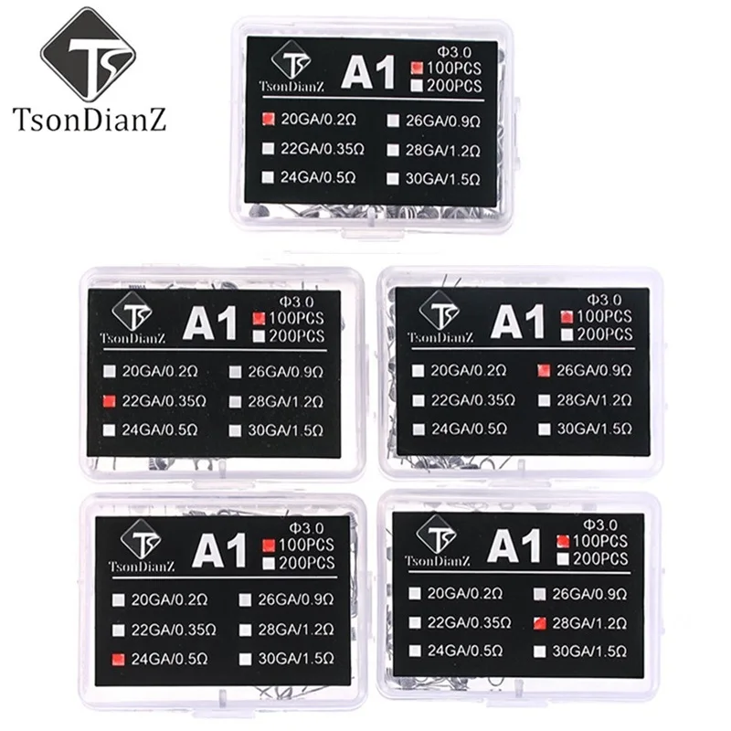 Спиральный RDA атомайзер Tsondianz A1 20 28ga 100 шт.|Аксессуары| |