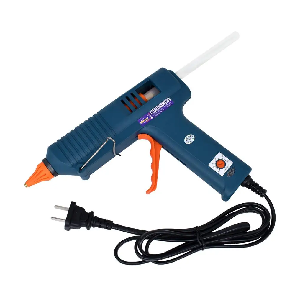 150W Hot Melt Glue Gun with Temperature Control for Home DIY Industrial Manufacture Use 11mm Glue Sticks Pure copper nozzle