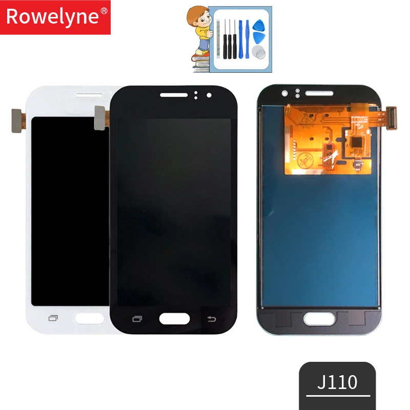 

LCD For Samsung Galaxy J1 Ace J110 SM-J110F J110H LCD Display Touch Screen Digitizer Assembly Replacement Can Adjust Brightness