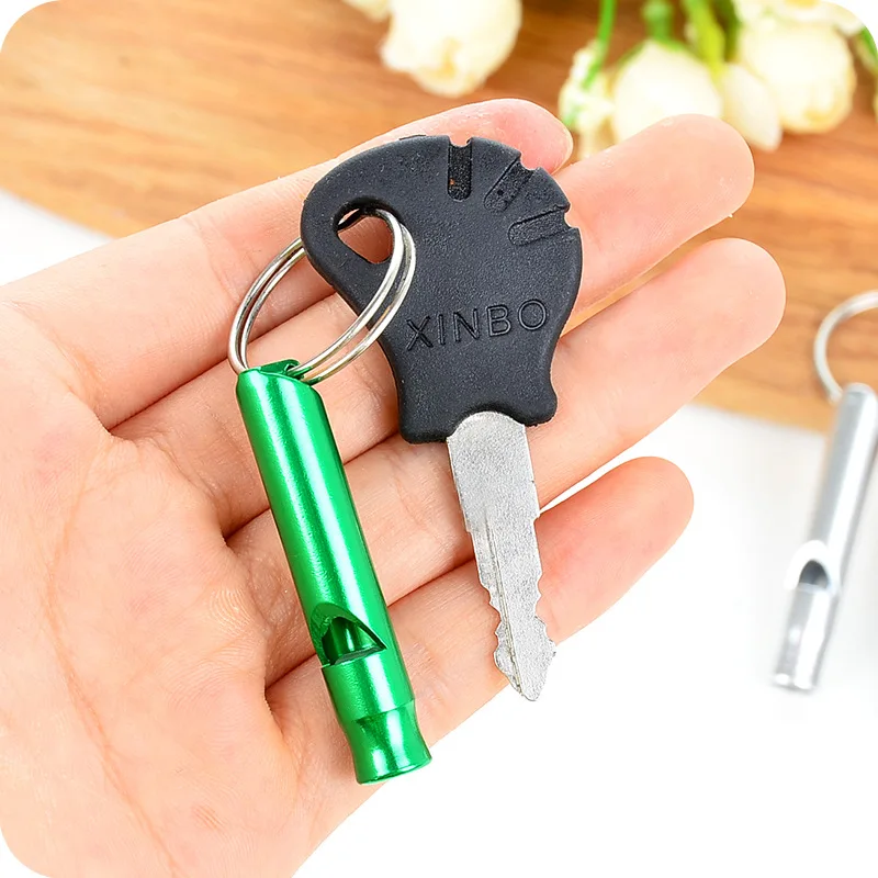 

Extra Loud Whistles Camping Hiking Hunting Outdoors Sports and Emergency Situations Sturdy but Light Aluminium Safety first aid
