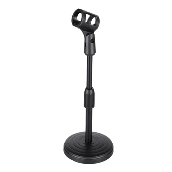 

Desktop Microphone Stand Adjustable Height Disc Microphone Stand Portable