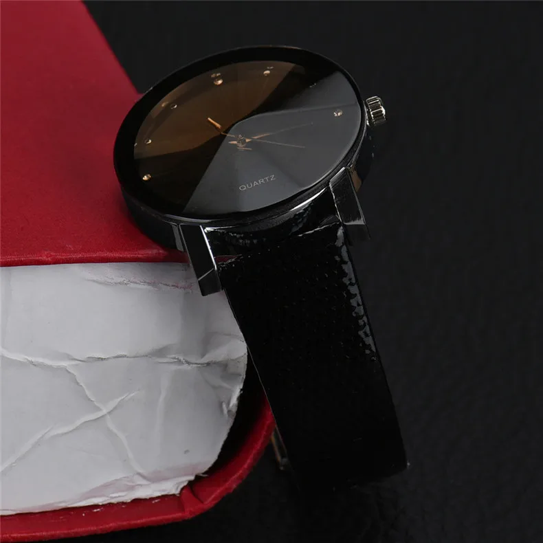 Роскошные брендовые наручные часы унисекс часы мужские популярные женские часы модные Нержавеющая сталь Кожаный ремешок смотреть Relogio