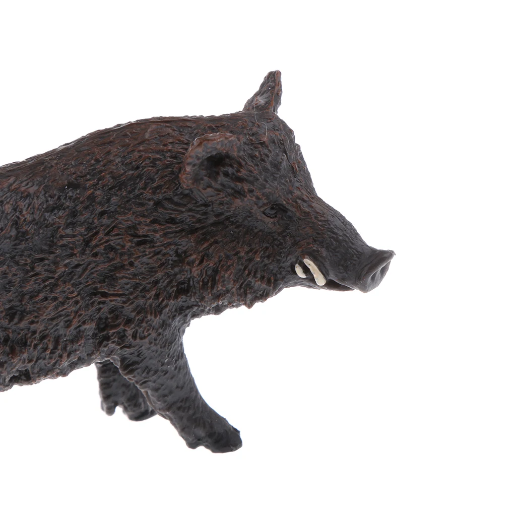 safe environmental PVC materia Realistic, lifelike animal wild boar model toy hobbies for children  education toy