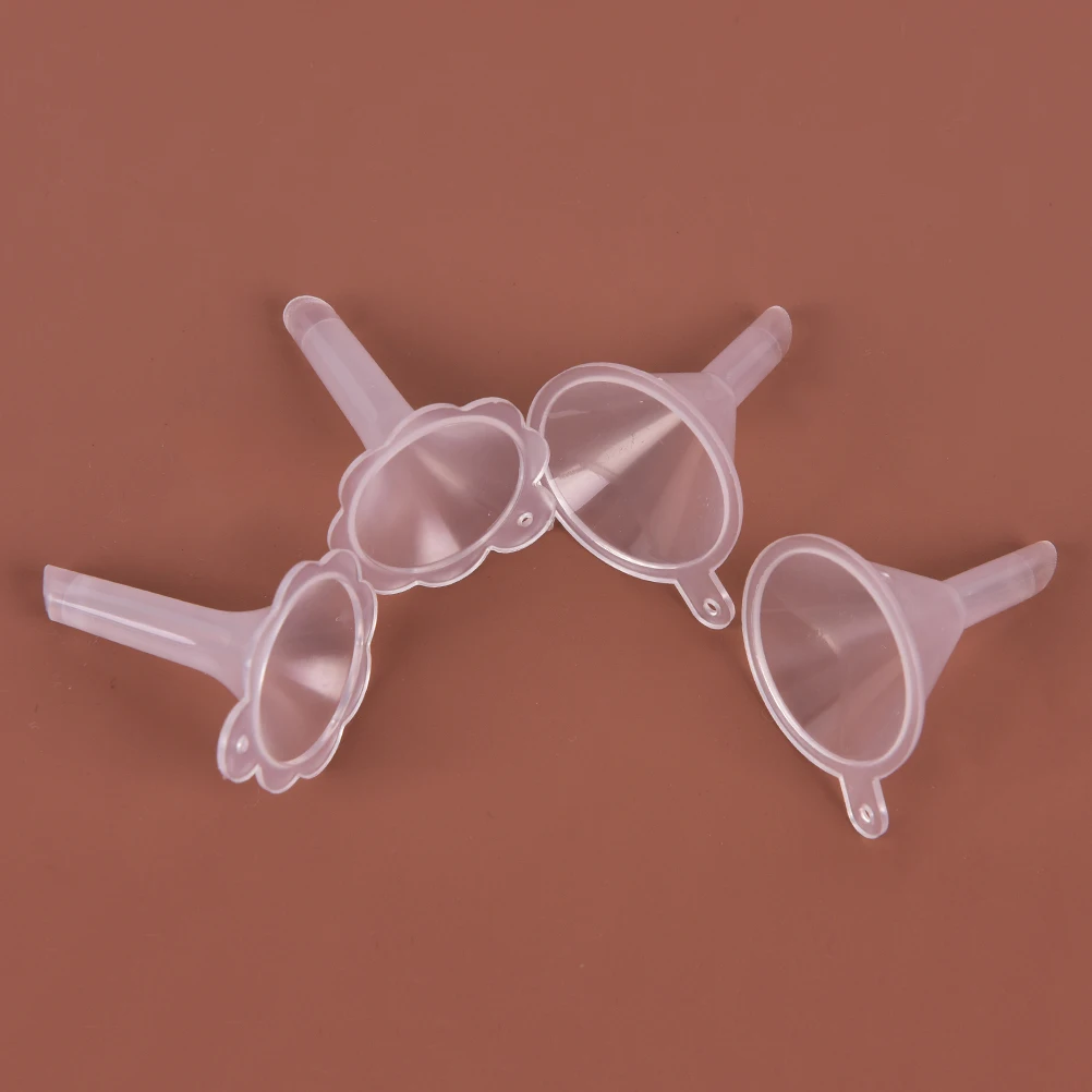 

2Pcs/Lot Clear Mini Liquid Oil Funnels Labs Small Funnel Plastic For Perfume Diffuser Bottle