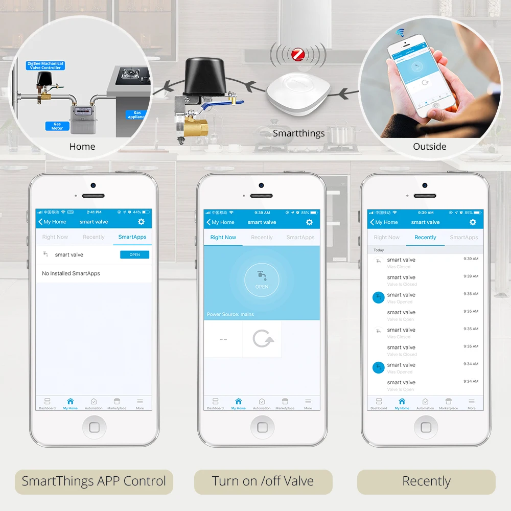  Electronic Tuya Smart WiFi Water Shut Off Zigbee Irrigation Controller Watering System Automatic Ga - 32903293047
