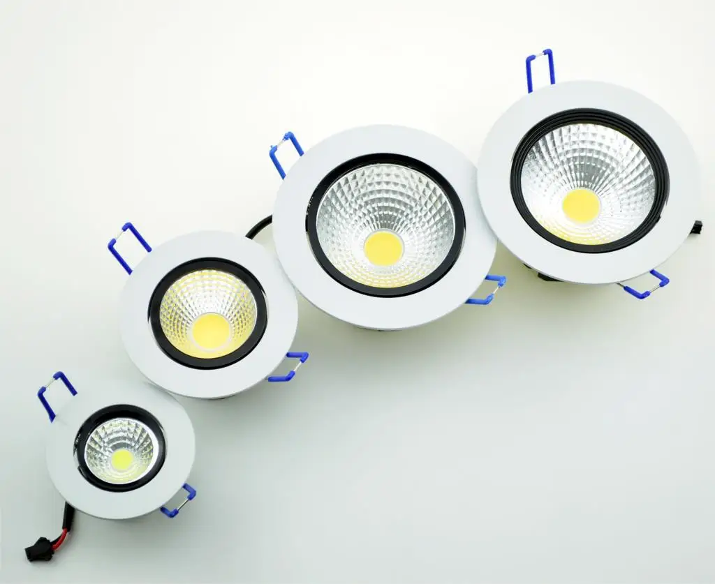 

LED COB Downlight 5W 7W 9W 12W Recessed LED Ceiling light Spot Light Lamp 110V 220V White/ warm white