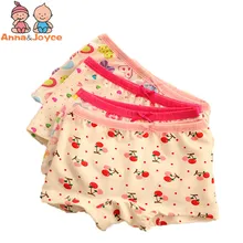 3pcs/lot 2017 Fashion New High Quality Baby Girls Underwear Cotton Panties for Girls Kids Boxer Underwear A Variety of Fancy