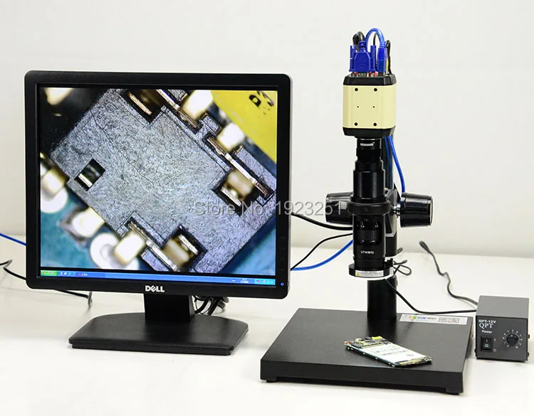 Лучший 2.0MP HD цифровой микроскоп с камерой VGA+ USB+ AV видео выходной микроскоп промышленная камера