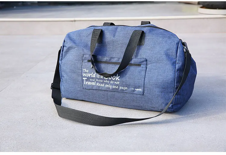 Утолщенная оксфордская Водонепроницаемая мужская дорожная сумка для ручной клади, большая Вместительная дорожная сумка, женская складная дорожная сумка
