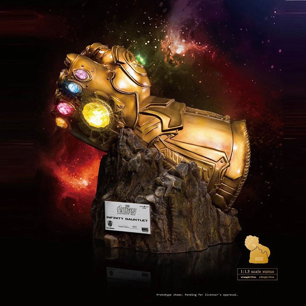 

1/1.5 Thanos Infinity Gauntlet Gloves Beast Kingdom MC-004 Avengers Infinity War