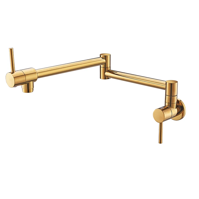 Pot filler tap wall mounted dobrável torneira