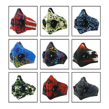

Q993 Air Filter Sport Face Mask Training Bicycle Cycling Half Face Mask Bike Running Jogging Facemask Anti Pollution Mask