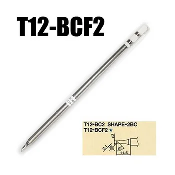 

2pcs T12-BCF2 Solder Iron Tips High Quality T12-BCF2 Lead-Free Soldering Iron Tip For HAKKO FX-951/FX-952 Solder Iron Tips