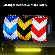 5 см/7,5 см широкая дорожная Строительная площадка коридор заводской цех Предупреждение самоклеющаяся саржевая светоотражающая лента из ПЭТ