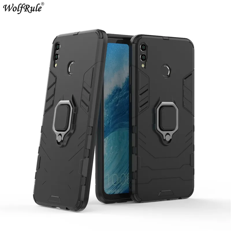 

For Cover Huawei Honor 8X Max Case TPU & PC Ring Holder Armor Bumper Protective Phone Case For Huawei Honor 8X Max Cover 7.12''