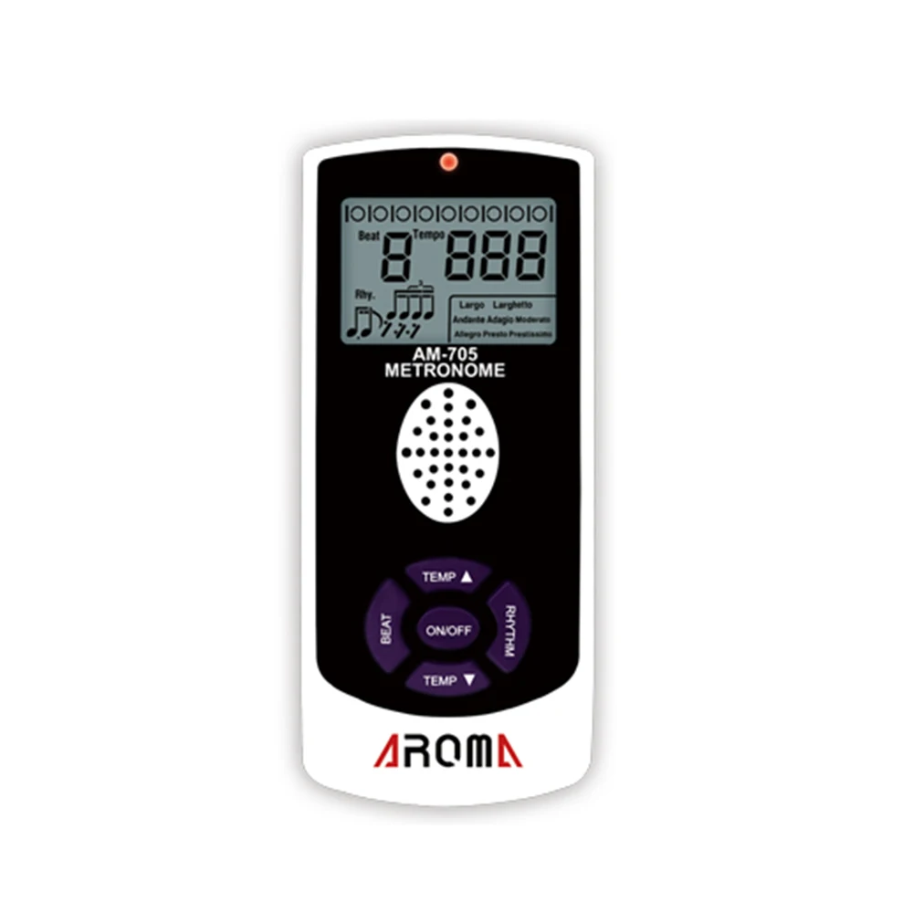 Электронный метроном Aroma AM 705 40 208bpm с регулятором громкости портативный