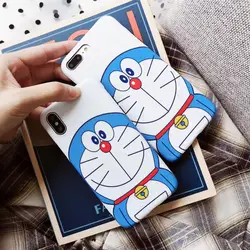 Мультфильм милый Doraemon Nobita Shizuka чехол для iPhone X XS MAX XR 6 6 S 7 8 плюс мягкий матовый IMD любителей чехол Coque