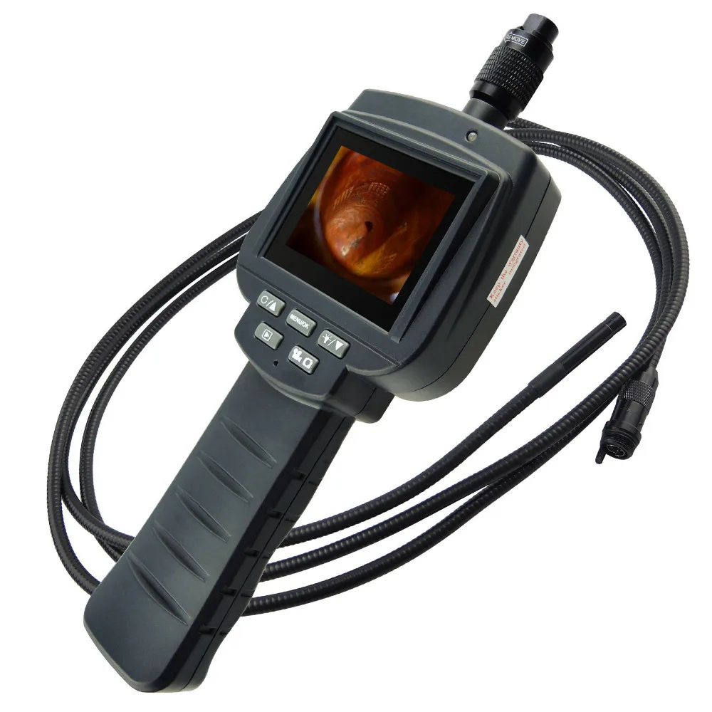 2.4" HD Endoscope 3M Cable 9mm Camera Recordable Video Inspection Snake Scope Industrial