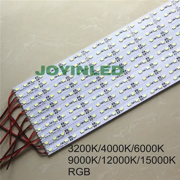 

Free shipping 4pcs/lot 50cm DC 12V 5730 LED Hard Rigid LED Strip Bar Light with Aluminium shell PC Cover