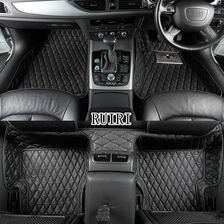 Good quality! Custom special car floor mats+ trunk mat for Right Hand Drive Nissan Serena C27 7 seats- durable carpets