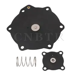 CNBTR черная резина 16,8 см Dia замена диафрагмы комплект импульсный клапан с одной сменной пружиной для оборудования управление запчасти