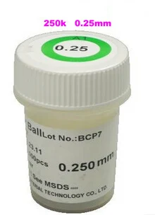 

1PCS PMTC leaded solder balls 250k for bga rework reballing 0.25mm solder ball of BGA chips