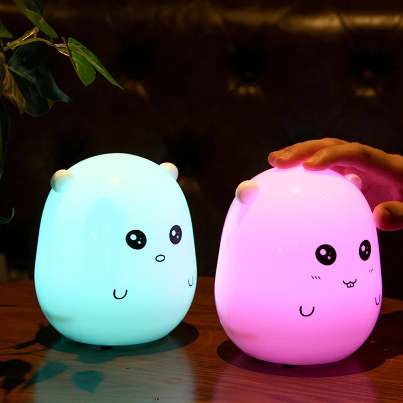 

Multi-color Induction Desk Lamp Creative Cartoon Animal LED Night Lights USB Charging Lamp Bedroom Urinate Lamp Kids Funny Gift