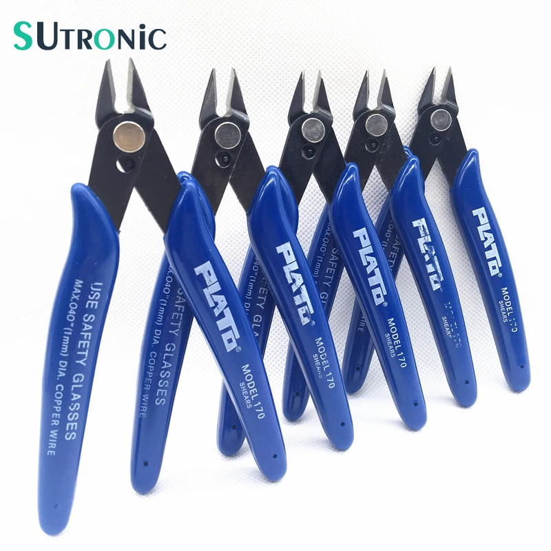Diagonal Pliers Electrical Wire Cable Cutter Cutting Side Snips Flush