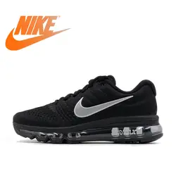 Оригинальный Официальный Nike Air Max 2017 дышащая Для мужчин кроссовки обувь спортивная, кроссовки зимние кроссовки c воздушными подушками обувь