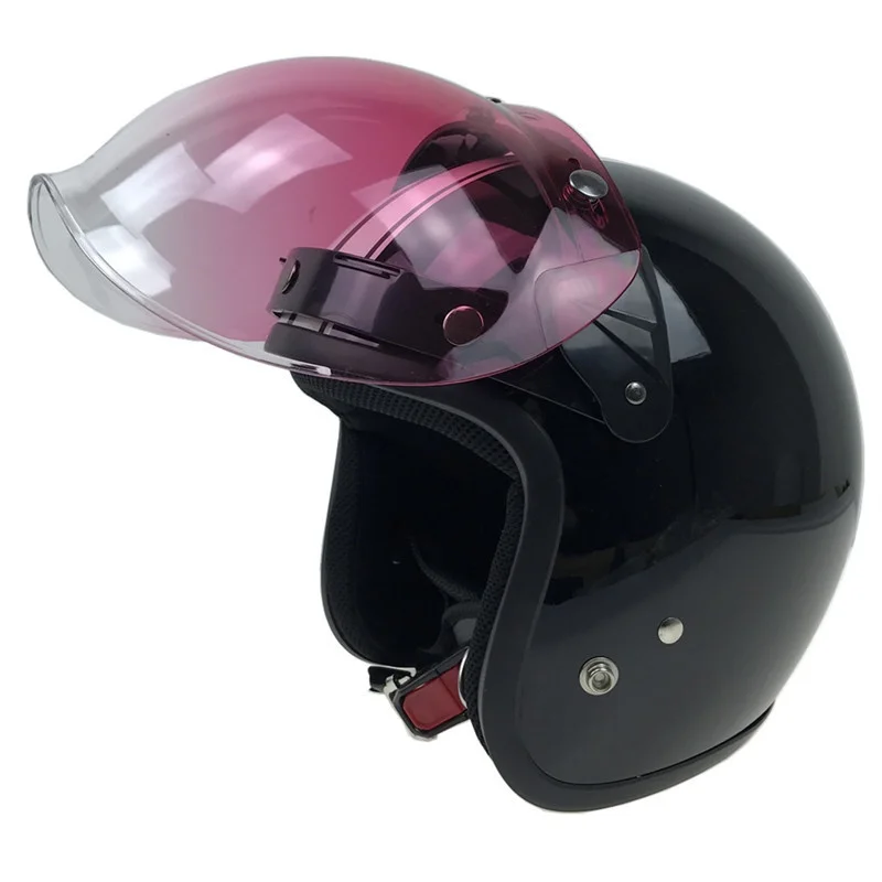 

Motorcycle Goggles Three Button Lens Retro Harley Lens With Frame Bubble Mirror Riding Off-Road Equipment