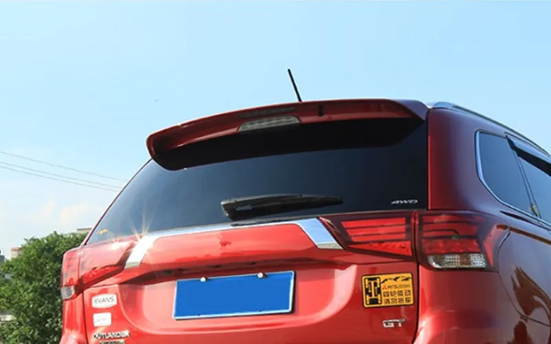 ABS Пробивной пластиковый задний багажник загрузки губы крыло задний спойлер для Mitsubishi Outlander стайлинга автомобилей