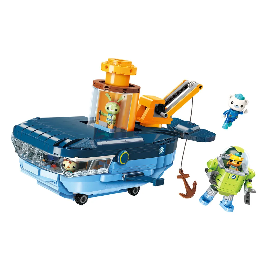 Octonauts строительный блок октопод Gup подводная лодка октябрь-Pod с GUP-C GUP-E GUP-D GUP-K GUP-I кирпич набор для Детский подарок