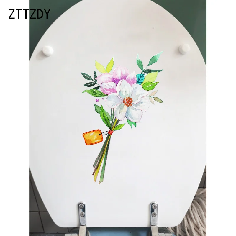 ZTTZDY 13 5*22 9 см декоративная настенная наклейка с цветами|Наклейки на стену| |