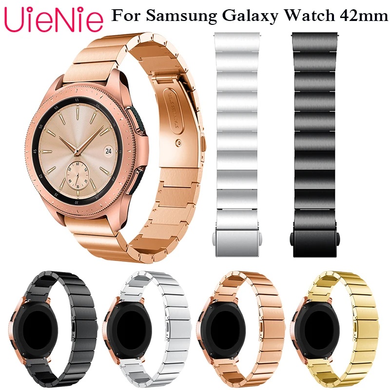

Stainless Steel Strap for Samsung Galaxy Watch 42mm Band with 20mm Width Wristband for Samsung Gear S2 Watch Band bracelet
