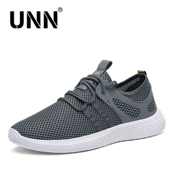 

Men's Casual Shoes Breathable Mesh Walk Lace-up Men shoes Flat shoes for Couple Fashion Lightly Breathable Large Size 36-45 UNN