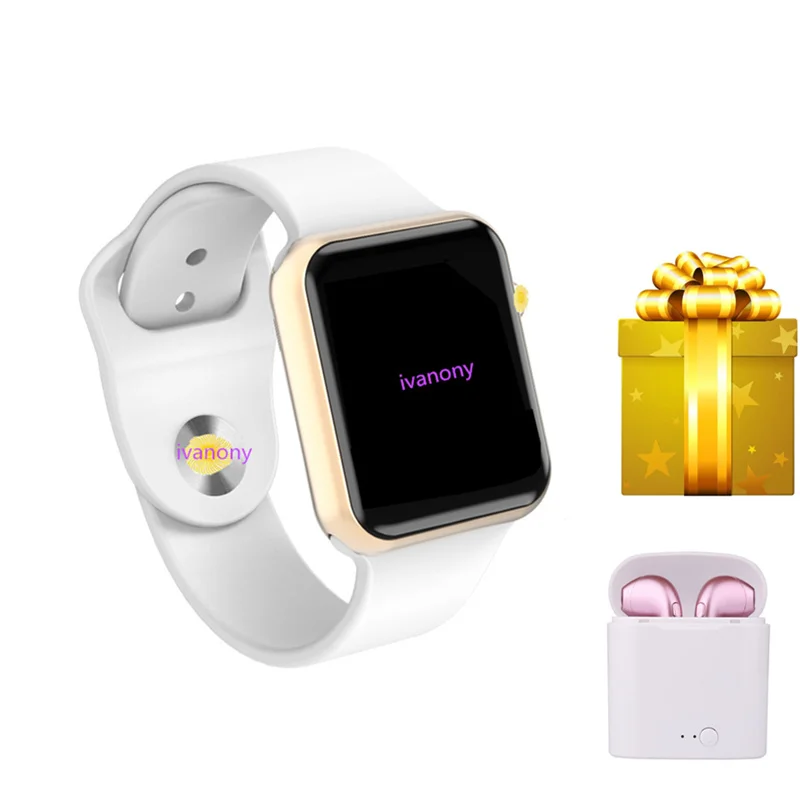 

Smartwatch inteligente wearable device for women+earphone/set reloj android with heart rate monitor smart watch 2019 latest