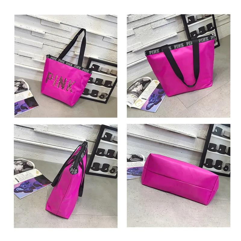 Oxford Women's Multifunctional Outdoor Letters Print  Sport Bag Training Gym Bag Sports Handbag Fitness Bag For Gym Women 