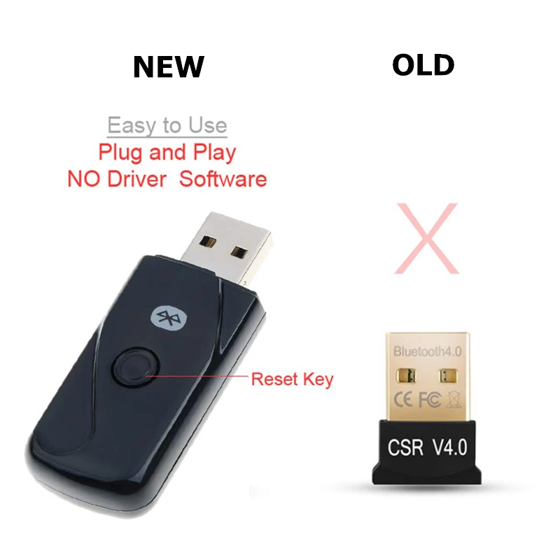 Беспроводной usb адаптер Bluetooth 4 2 bluetooth музыкальный звуковой приемник передатчик