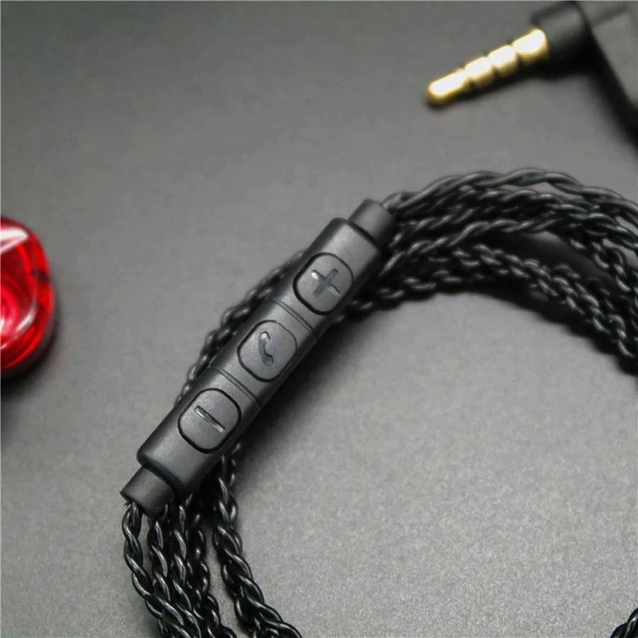 Наушники вкладыши MMCX для Shure SE215 SE535 SE846 UE900 обновленная замена 14 ядер медный витой