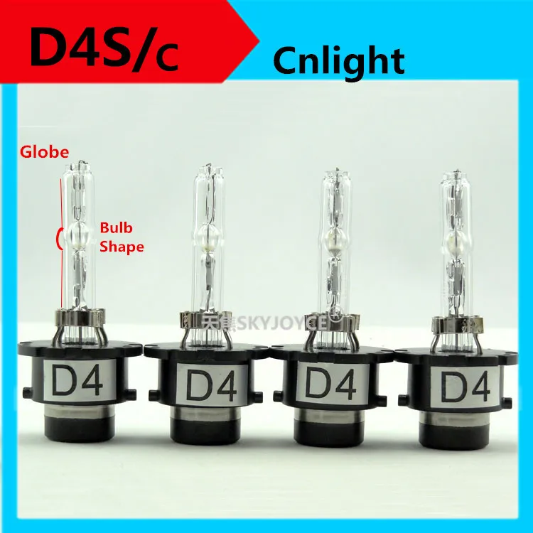 

[Cnlight bulb Shape]35W genuine xenon bulb globe Cnlight hid globe lamp D4S D4C D4 metal claw holder base D4S/C hid globe