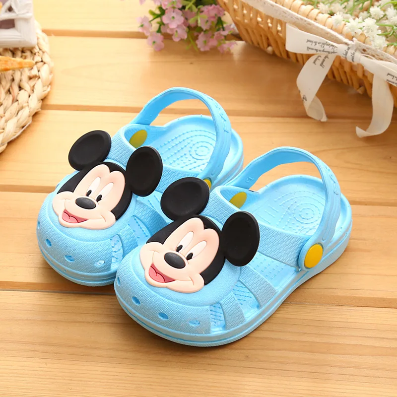 

Disney Baby Girl Cartoonr Beach Water Garden Slippers Kids Boy Cave Shoes Children Summer Flip Flops Indoor Cute Sandals