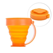 Путешествия на открытом воздухе складной силиконовый силикагель чашка кемпинг мини-кружка для воды зубная щетка ванная стакан Складная чашка телескопическая