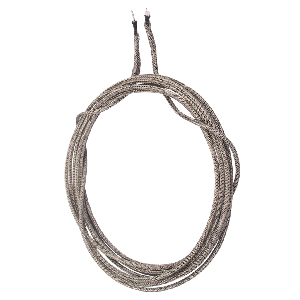 Tin-copper Long Vintage 22 AWG Braided Shielded Push-Back Cloth Guitar Wire Cable