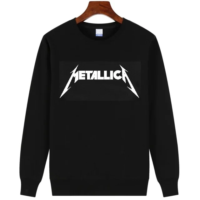 METALLICA rock band round neck hoodie heavy metal music Thrash Metal